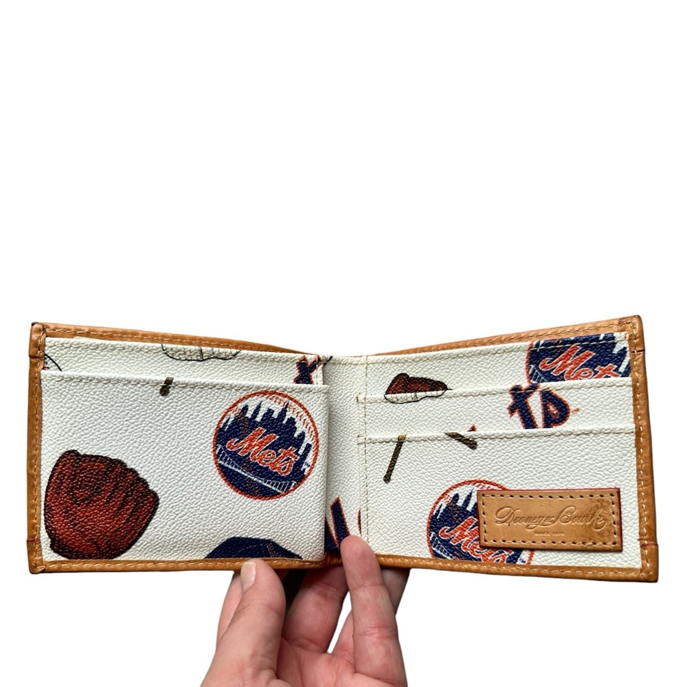 Vintage Dooney & Bourke MLB Bifold Wallet (NY Mets)